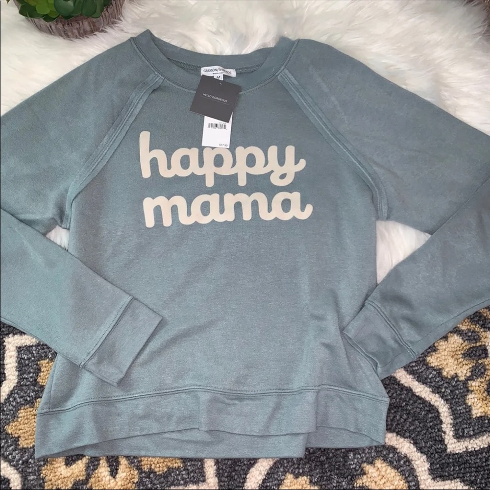 ❤️🚫SOLD🚫❤️ Grayson Threads "Happy Mama” Sweater - Picture 5 of 8